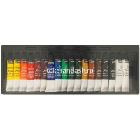 Краски акриловые 18 цветов "Studio Acrylics" 12мл в тубе картонная упаковка 668710 от магазина "Карандаш"