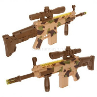 Автомат 53х19см пластик (свет, звук) 1988954/LCY-002A от магазина "Карандаш"