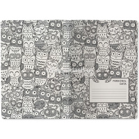 Тетрадь А5 40л клетка "OWLS" прошитый блок матовая ламинация 7-40-001/55 от магазина "Карандаш"