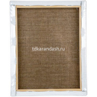 Холст на подрамнике 24х30см 480г/м2, 100% лён, крупное зерно 264452212 от магазина "Карандаш"