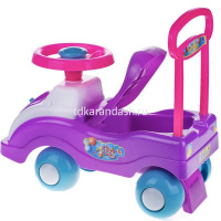 Каталка-автомобиль "Тик-Так" 46х26х44см бело-фиолетовая, пластик У897 от магазина "Карандаш"