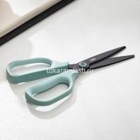 Ножницы 17,5см "Linfini" сталь, ручки пластик с прорезиненными вставками, в блистере EZ507-GR от магазина "Карандаш"