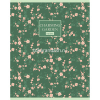 Тетрадь А5 96л клетка "Charming garden" на скобе матовая ламинация 5 дизайнов 96Т5лВ1/057330 от магазина "Карандаш"