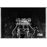 Папка-конверт на кнопке "Девушка с косами" A4 полипропилен, 0,15мм 69302 от магазина "Карандаш"