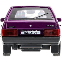 Машина "ВАЗ-2109 Спутник" баклажан, инерционная, металл 12см (открывающиеся двери) 2109-12-PRP от магазина "Карандаш"