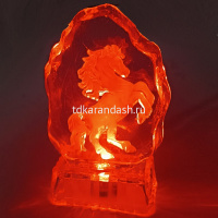 Сувенир "Лошадь" 10см светящийся, стекло Y220-13 от магазина "Карандаш"