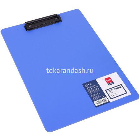 Планшет с зажимом А4 полипропилен синий EF75432 от магазина "Карандаш"