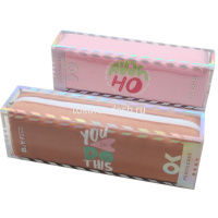 Пенал 21х7х5см прямоугольный, 1 отделение, текстиль, 4 цвета BD22172 от магазина "Карандаш"