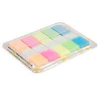 Клейкая закладка пластиковая 44х25мм 5 цветов по 20л (100л) в диспенсере EA10302 от магазина "Карандаш"