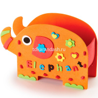 Набор д/творчества "Творим из фоамирана. Стаканчик для карандашей. Слоник" 2-316/03 от магазина "Карандаш"