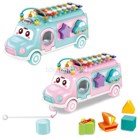 Игра логическая "Автобус" 24,5х9х13,5см с металлофоном, пластик 1858695/MX014 от магазина "Карандаш"