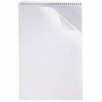 Блокнот А4 80л "Россия" клетка, на спирали, жесткая подложка 076931 от магазина "Карандаш"