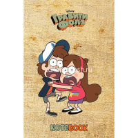 Блокнот А7 48л "Гравити Фолз" клетка, склейка, 3-х цветный блок, 5 дизайнов 48Б7В1к от магазина "Карандаш"