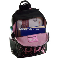 Рюкзак "Be happy" 40х30х17см, 600гр, 1 отделение, 3 кармана, черный 12-003/39 от магазина "Карандаш"