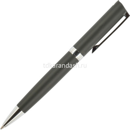 Ручка шариковая "Milano" 1мм синяя, автомат, черный металлический корпус 20-0224