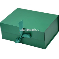 Коробка подарочная 20х18,2х8см зеленая BJ6695 от магазина "Карандаш"