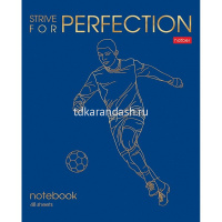 Тетрадь А5 48л клетка "Большой спорт" на скобе 3D фольга 3D лак матовая ламинация 5 дизайнов от магазина "Карандаш"