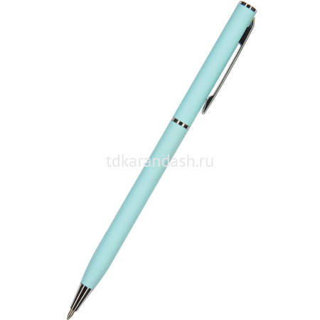 Ручка шариковая "Palermo" 0,7мм синяя, автомат, корпус нежно-голубой, металл 20-0250/08
