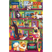 Пазлы 1000 эл. "Premium. Хвостатый книжный клуб" 48х68см 1000ПЗ2_35407/093524 от магазина "Карандаш"