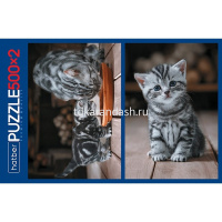 Пазлы 500+500 эл. "Premium. 2 картинки в 1 коробке. Котиков много не бывает" 34х46см 060469 от магазина "Карандаш"
