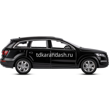 Машина "Audi Q7" черная, инерционная, металл 17,5см (свет, звук, откр.двери) JB1251292 от магазина "Карандаш"