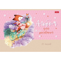 Альбом для рисования А4 20л "Вместе весело" на скобе 5 дизайнов 072284 от магазина "Карандаш"