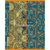 Тетрадь А5 96л клетка "Gold color" на скобе 3D фольга матовая ламинация 96Т5лофВ1/049043 от магазина "Карандаш"