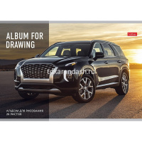 Альбом для рисования А4 20л "Внедорожники" на скобе 5 дизайнов 20А4В/004017 от магазина "Карандаш"