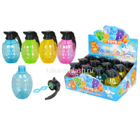 Мыльные пузыри "Граната" 8см, 2 отверстия, 4 цвета С16787 от магазина "Карандаш"