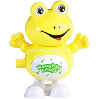 Игрушка заводная "Лягушка" 10см 4 цвета пластик Y7261-18 от магазина "Карандаш"