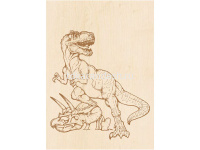 Набор для выжигания 13х18см "Динозавры №1" доски 5шт 840015 от магазина "Карандаш"