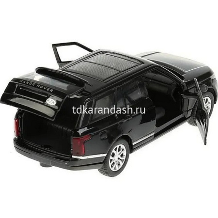 Машина "Range Rover Vogue" черная, инерционная, металл 12см (открывающиеся двери) VOGUE-BK от магазина "Карандаш"