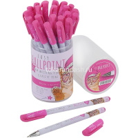 Ручка шариковая "HappyWrite. Easy.Кот" 0,5мм синяя 20-0215/70 от магазина "Карандаш"