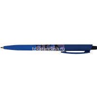 Ручка шариковая "HappyClick. Военный паттерн. Корабли" 0,5мм синяя, автомат 20-0241/36 от магазина "Карандаш"