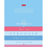Тетрадь А5 96л клетка "Будь собой!" на скобе матовая ламинация 5 дизайнов 96Т5лВ1/080274 от магазина "Карандаш"