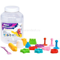 Набор инструментов для моделирования 15шт. (9 формочек, 4 штампика, скалка, стек) LEP01 от магазина "Карандаш"