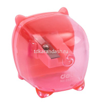 Точилка 1 отв. "Deli" с контейнером, пластик цвет ассорти Е0557 от магазина "Карандаш"