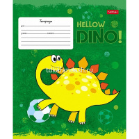 Тетрадь А5 12л клетка "Hello Dino" на скобе тиснение 5 дизайнов 074811 от магазина "Карандаш"