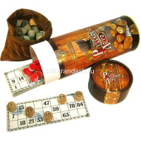 Русское лото в тубусе (90 бочонков, 24 карточки, 100 фишек, 1 мешочек) ЛТ от магазина "Карандаш"