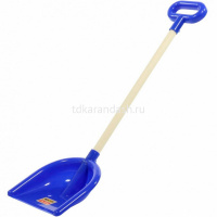 Лопатка детская 67,4см пластик, деревянная ручка 41975/УТМ01089388 от магазина "Карандаш"