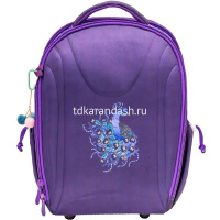 Ранец "Peacock" 38х35х19см, 800гр, 2 отделения, 2 кармана, с брелком 338-82/9 от магазина "Карандаш"