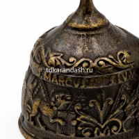 Колокольчик настольный "Библейский" d-6см латунь AL-80-215-ANT от магазина "Карандаш"