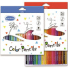Карандаши 24 цвета "Color Pencils" трехгранные дерево, картон 9402-24 от магазина "Карандаш"