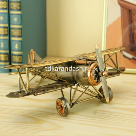 Декоративное изделие "Самолет Таchikawa Ki-9 Spruce 1934 г." 20х21х8см металл RD-2404-C-110 от магазина "Карандаш"