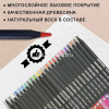 Карандаши 24 цвета "Blackwood Artmate" 12шт. двусторонние трехгранные дерево, картон 43186 от магазина "Карандаш"