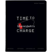 Тетрадь А5 48л клетка "Life interface" на скобе матовая ламинация Soft Touch 5 дизайнов 7-48-1279 от магазина "Карандаш"