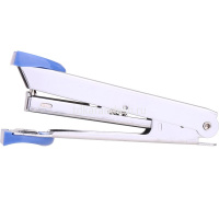 Степлер №10 15л "Start" глубина 52мм, со встроенным антистеплером, металл/пластик, синий E0224 от магазина "Карандаш"