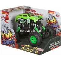 Внедорожник 4WD "Парк Техники" инерционный, пластик 21х14х14см, на пружинной подвеске, зеленый 9604 от магазина "Карандаш"