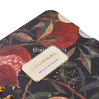 Записная книжка А6 120л "Art journal. Гранат" линия/точка, на спирали, с разделителями 3-568/16 от магазина "Карандаш"
