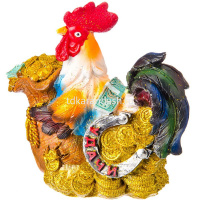 Копилка Петух 11,5см смола 4 вида Y3588-16 от магазина "Карандаш"